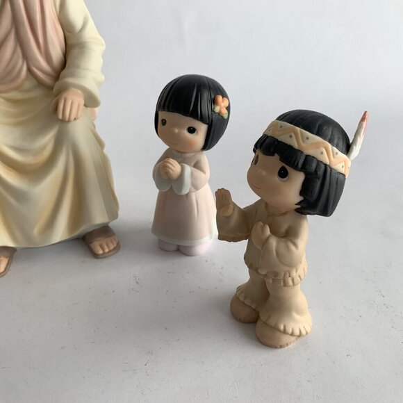 Precious Moments He Shall Lead the Children Into the 21st Century Figurines - Picture 3 of 7